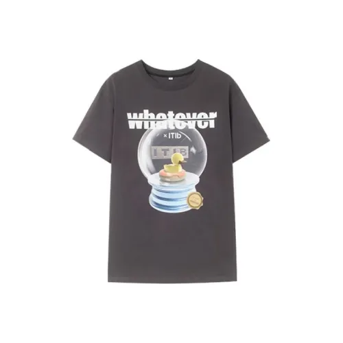 ITIB whatever Серые Женские Футболки