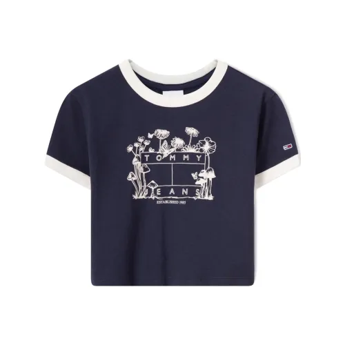 Tommy Hilfiger Темно-синий Женские Короткие Топы