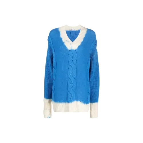 Off Белый FW21 Синий Женские Свитеры