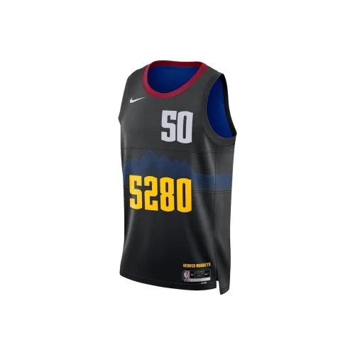 Найк Баскетбольная Джерси Denver Nuggets Aaron Gordon Размер 50 Унисекс Черный