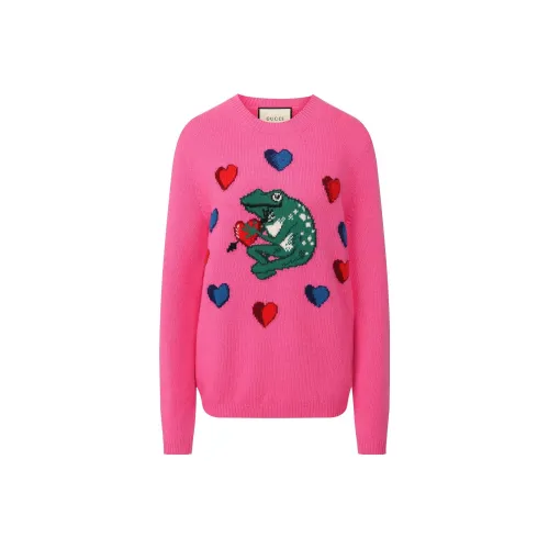 GUCCI Розовые Женские Свитеры