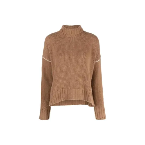 WOOLRICH Темно-верблюжий Женские Свитеры