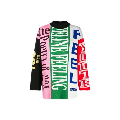 MSGM Многоцветные Женские Свитеры
