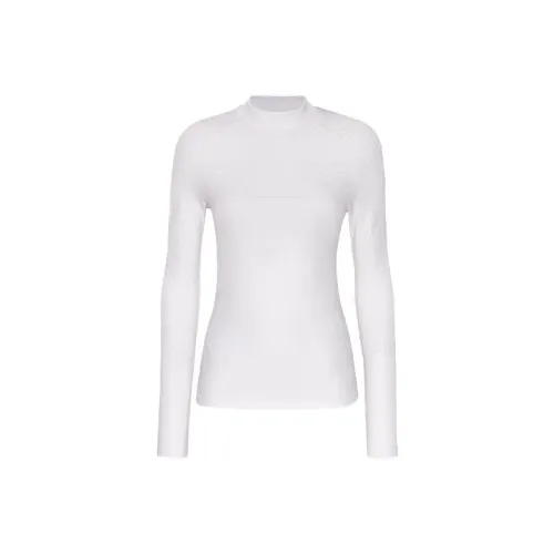 FENDI SS22 Slim Fit Свитер Женский Белый