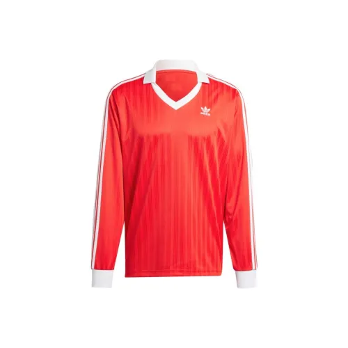 Adidas Originals Футбол Джерси Мужской Алый