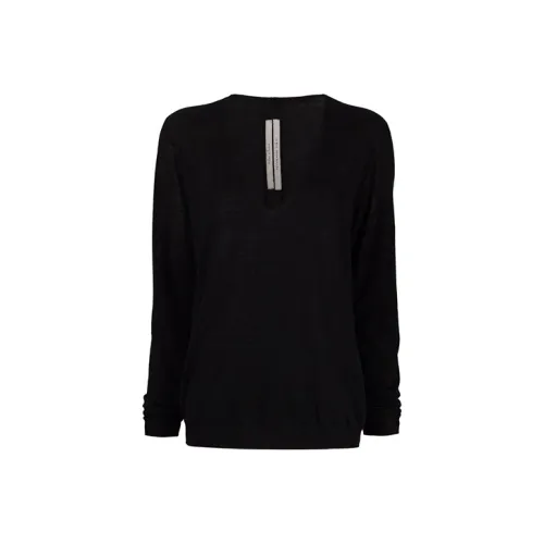 RICK OWENS Черные Женские Свитеры