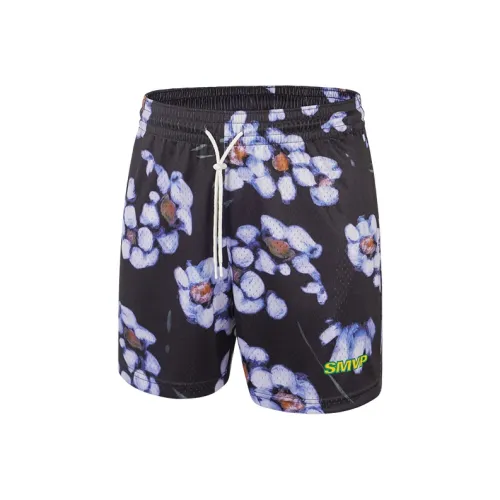 BKCXZICE Спортивные шорты Летние Мужские Чернильный цветочный