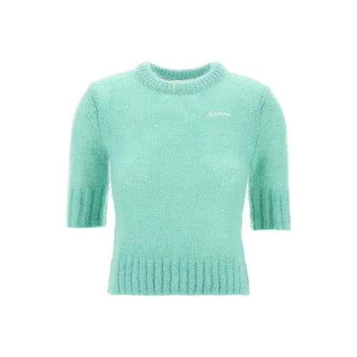 GANNI Зеленые Женские Свитеры