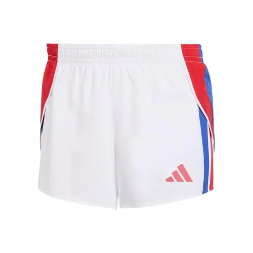 Adidas Adizero Белый Мужские спортивные шорты