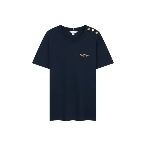 Tommy Hilfiger T-рубашка женская темно-синяя