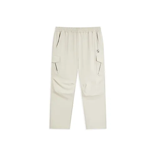 XTEP Sports Life Collection Прочные Серые Мужские Спортивные Брюки