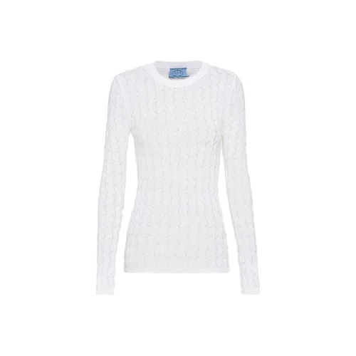 PRADA Белые Женские Свитеры