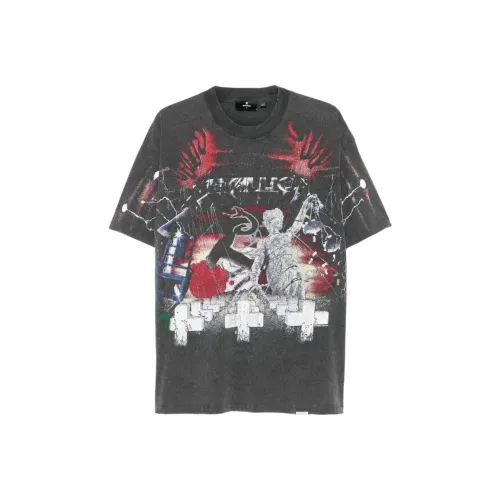 REPRESENT T Рубашка Мужская Угольный Серый