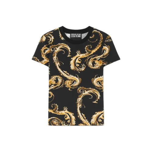 VERSACE JEANS COUTURE T-рубашка женская черная