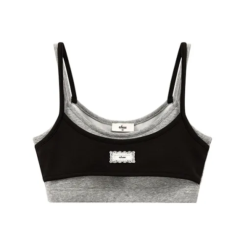 CHUU Светло-пшеничный серый Женские майки