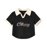 Чёрный (Фрукты, Вишня, Серый, Центральный логотип)