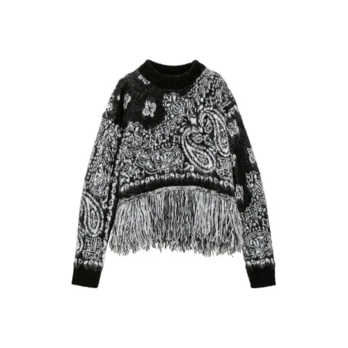 Sacai 2022 Holiday Collection Черные Женские Свитеры