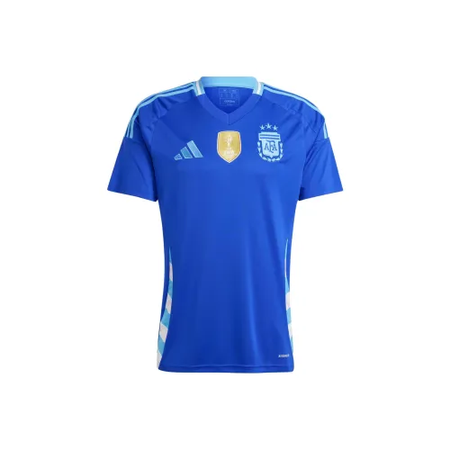 Adidas Argentina 24 Away Jersey Футбол Джерси Фанатская версия Argentina Team Away Мужской Темно-синий