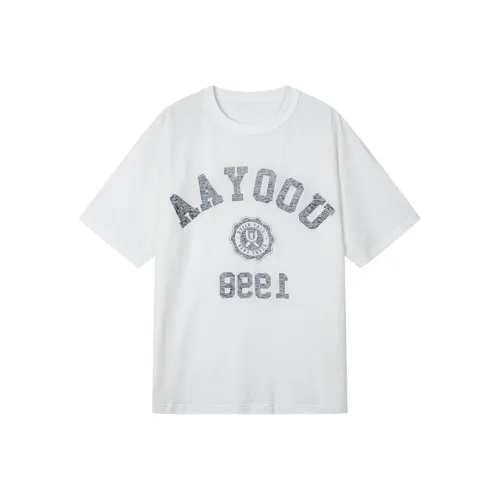 UOOYAA Белые Женские Футболки