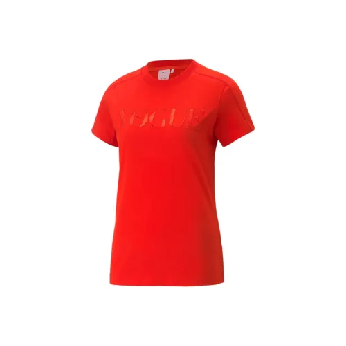 PUMA x VOGUE Puma X Vogue Collection T-Shirt Женская Огненно-красный