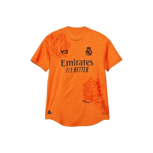 Y 3 x HUANGJIAMADELI LIANMINGKUAN Футбол Джерси Мужской Оранжевый