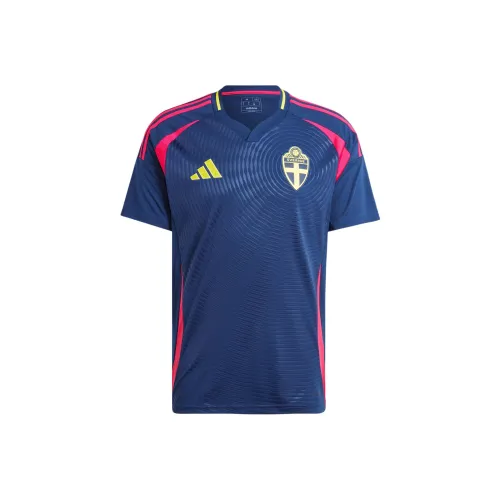 Adidas Sweden 24 Away Jersey Футбол Джерси Sweden Away Мужской Темно-синий