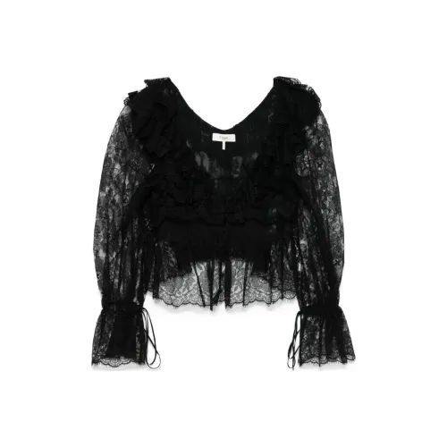 Chloé Черные Женские Короткие Топы