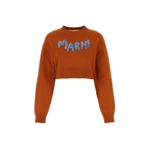 MARNI Апельсин Женские Короткие Топы