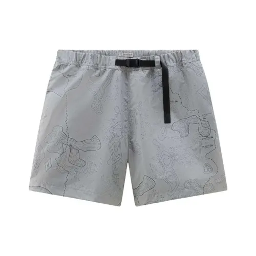 WOOLRICH SS24 Спортивные шорты Мужские Светло-серые