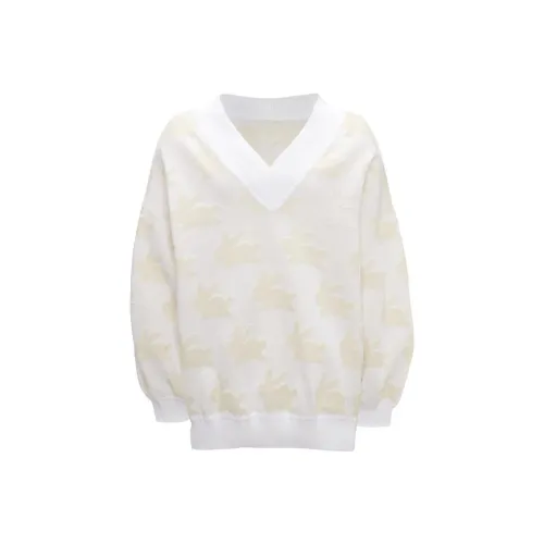 JW Anderson Слоновая кость Женские Свитеры