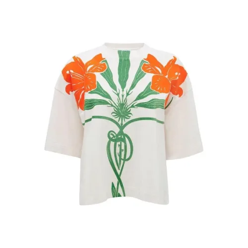 JW Anderson Белые Женские Футболки