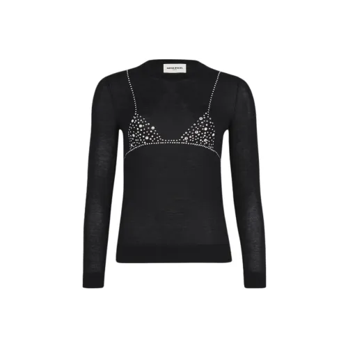 Sonia Rykiel SS24 Свитер Женский Черный