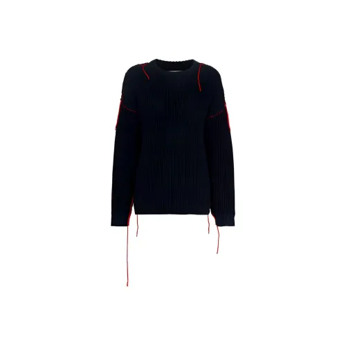 Marine Serre SS22 Свитер Женский Синий