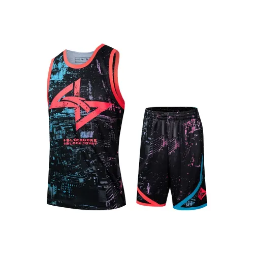 ANTA Basketball Collection Баскетбольный костюм мужской Основной черный Термический красный