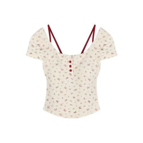 PAIN OR PLEASURE T-рубашка Женская Абрикос