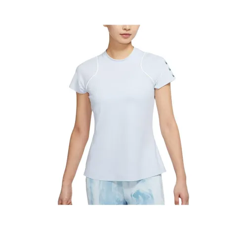 NIKE Светло-синие Женские Футболки