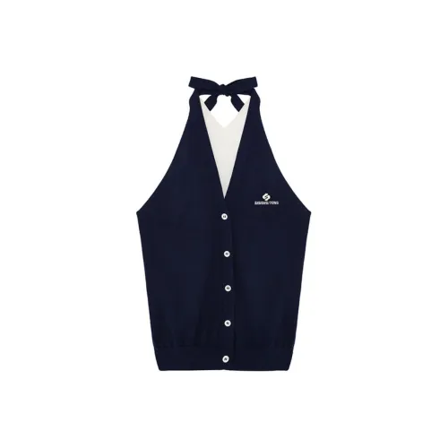 SHUSHUTONG Майка Женская Темно-синяя