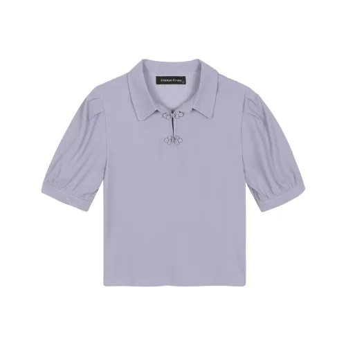 EIDOLON GRAIN Фиолетовый Женские Короткие Топы