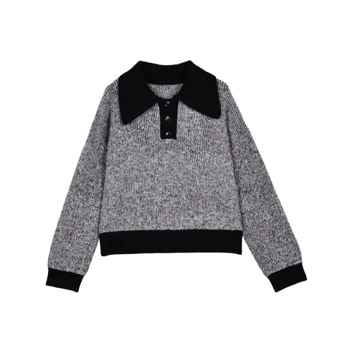 Cypress House Свитер Женский Черный Серый
