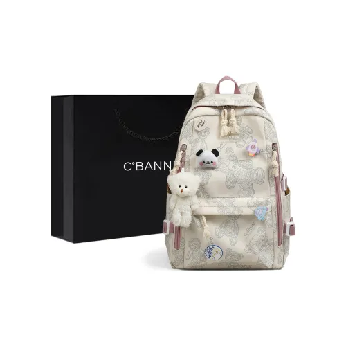 C°BANNER Ткань Рюкзак Большой Женские Экрю