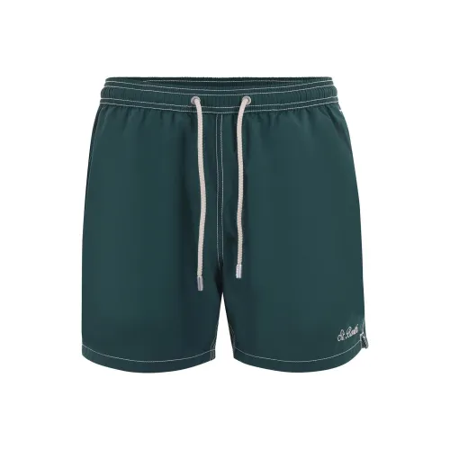 MC2 SAINT BARTHELEMY Повседневные шорты Мужские Темно-зеленые