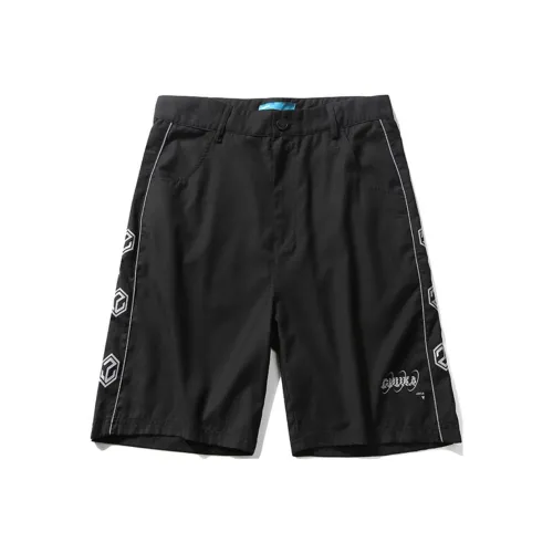 GUUKA TECH Повседневные шорты Мужские Черные