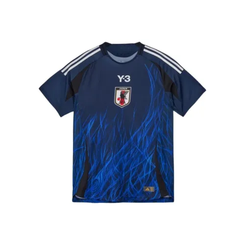 Y 3 JFA Co Branded Series Синий Мужской Футбольный Джерси
