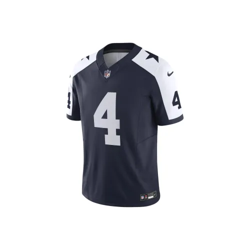 nike x NFL Дак Прескот Даллас Ковбои Футбол Джерси Мужской Университетский Морской