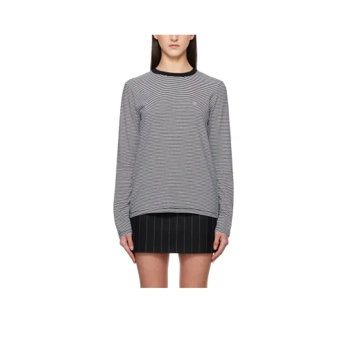 Anine Bing T-Shirt Женская Черный Белый