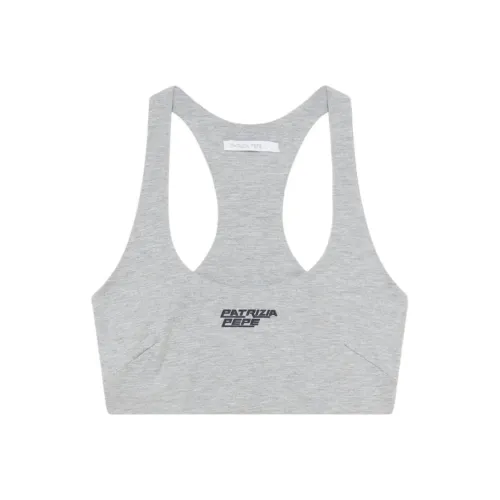 Patrizia Pepe SS25 Майка Женская Серого цвета