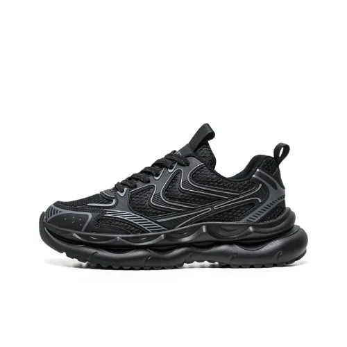 OFFER AITR Амортизация Противоскользящее покрытие Низкий топ Толстая подошва Мужские кроссовки