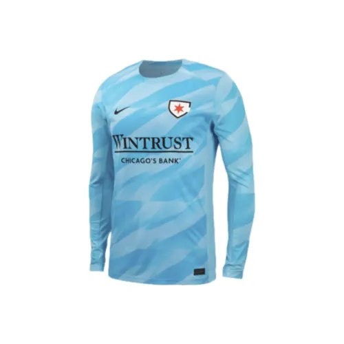 nike NWSL Long Sleeve Replica Jersey Футбол Jersey Мужской Chilly Blue