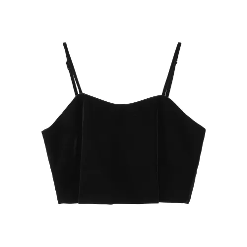 Fstudio Early Spring Korean Style Petite Layered Lazy Vest Tank Top Women's Black