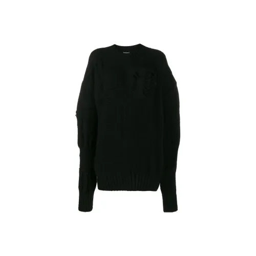 Ann Demeulemeester Черные Женские Свитеры